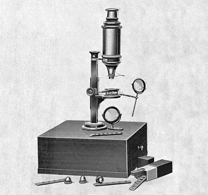Das von Duncker 1800 angefertigte Mikroskop
